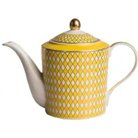 Pols Potten Theepot Chess Yellow