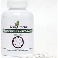 Livinggreens Magnesium calcium zink 180 tabletten