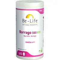 Be-Life Borrago 500 Bio 140 St Capsules