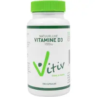 VITIV Natuurlijke Vitamine D3 1000iu Capsules