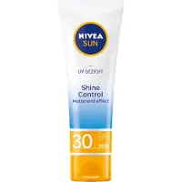 Nivea 1+1 Gratis: Shine Control Zonnecrème Gezicht Spf 30 50 Ml