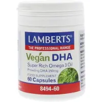 Lamberts Vegan DHA 250mg Capsules