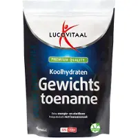 Lucovitaal Functional Food Koolhydraten Gewichtstoename Poeder Banaansmaak 375 gr