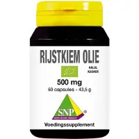 Snp Rijstkiem olie halal kosher 60 capsules