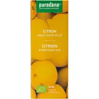 Purasana Etherische Olie Citroen Bio 30 Ml