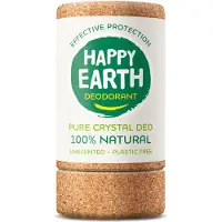 Happy Earth 100% Natural Crystal Deo Unscented Plastic Free