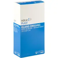 Heka Plast Island Dressing with Border Transparent 10 x 20 cm | 25 stuks