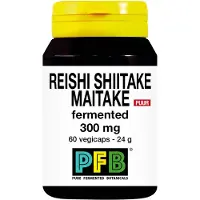 Snp Reishi shiitake maitake fermented 300 mg puur 60 vcaps
