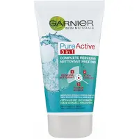 Garnier 1+1 Gratis: Pureactive 3-in-1 Gezichtsreiniging Met Klei Argile & Niacinamide 150 Ml