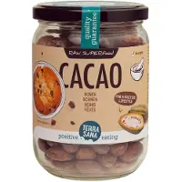 Terrasana Raw cacao bonen in glas bio
