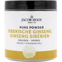 Jacob Hooy 1+1 gratis | Siberische Ginseng Poeder - 80g
