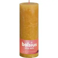 Bolsius Stompkaars Rustiek Shine Geel 85 Uur D 6,8 H 19 Cm