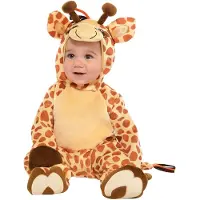 Amscan kostuum giraffe polyester bruin 6 12 maanden