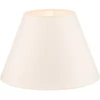 Duolla kap Sofia hoogte 31 cm, ecru/wit, crème / amber, Textiel / Stof / Zijde