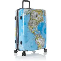 Heys Fashion 4 wielen Trolley L 76 cm met uitbreidingsplooi blauw