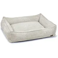 Designed By Lotte hondenmand Ribbed Lichtgrijs 95 x 80 cm