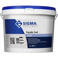 Sigma Facade Coat Matt | Matte Gevelverf 10 LTR - Wit
