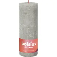 Bolsius Stompkaars Rustiek Shine Grijs 85 Uur D 6,8 H 19 Cm