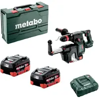 Metabo KH 18 LTX BL 24 Q Set ISA | 18 V Accu-Boorhamer | 2x LiHD 5,5Ah, ASC 145 | metaBOX 185 XL 601714930