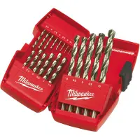 Milwaukee Boorbitje, Metaalboorset HSSG 19 st, Milwaukee (1,0 centimeter)