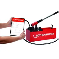 Rothenberger RP 50 Digital basisapparaat, druktestpomp, 30 bar, 1 stuk.