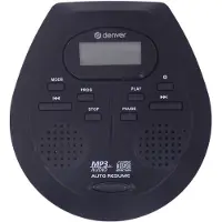 Denver Draagbare CD-speler - - DMP-395B - Zwart - CD-speler - MP3-speler