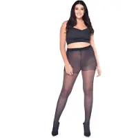 Pamela mann Plus Size panty Luxury 30 denier zwart female | Maat: 44-46