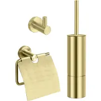 Best design Nancy toilet accessoires set mat goud