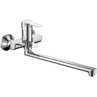 Bruckner Baron wastafelkraan met draaibare uitloop en 10cm hartafstand chroom