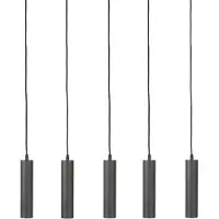 Label51 Ferroli hanglamp 5-lichts zwart