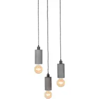 Present Time Fresco hanglamp 3-lichts grijs