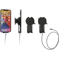 Brodit houder/support met magnetische lader-zwart iPhone 12-14 216326