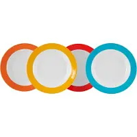 Gimex - Colour Line - Diepbord - Rainbow - 4 Stuks