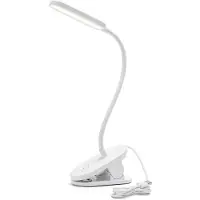 Aigostar 10A52 - LED Bureaulamp - Dimbaar - 3 Helderheid - Verstelbare Leeslamp - Nachtlamp - 4000K - Wit