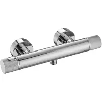 Ben Engraved Cross douche thermostaatkraan chroom