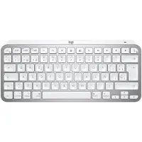 Logitech MX Keys Mini voor Mac, draadloos, Bluetooth, schaarmecanisme, QWERTY-indeling, LED-verlichting, grijs