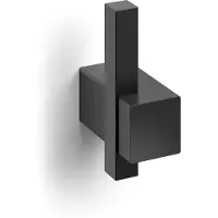 Zack Carvo Handdoekhaak - 7x5cm - enkel - zwart 40503