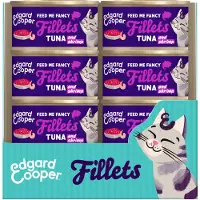 Edgard & Cooper 24x Kattenvoer Fillets Tonijn - Garnaal 70 gr