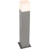 QAZQA Moderne staande buitenlamp grijs 50 cm IP44 - Denmark