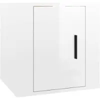vidaXL Tv-wandmeubel 40x34,5x40 cm hoogglans wit