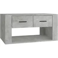 vidaXL Salontafel, betonkleur, 80x50x40 cm, houtvezel