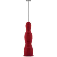 Alessi Pulcina melkopschuimer 27,5 cm Rood