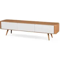 Gazzda Ena lowboard houten tv meubel naturel 180 x 42 cm