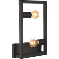 Label51 - Wandlamp Quadrato - Zwart - 10x20x40cm