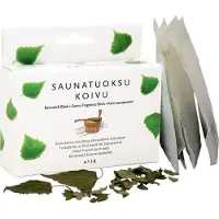 Emendo - Sauna theezakje met berkenblad