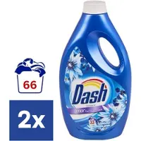 Dash Zeebries Vloeibaar wasmiddel - 2 x 1.85 l (66 wasbeurten)