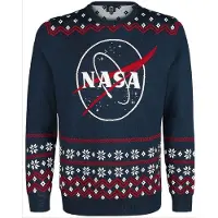 COTTON DIVISION Nasa - Ugly Nasa Christmas Sweater XXL