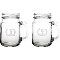 Fusion Gegraveerde set Drinkglazen 45cl Gefeliciteerd 5 jaar getrouwd