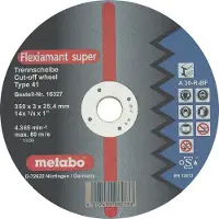 Metabo Doorslijpschijf Ø 400x3,0x25,4 staal Flexiamant super - 10 stuks - 616215000