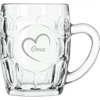 Libbey Gegraveerde Bierpul 55cl Oma met hartje